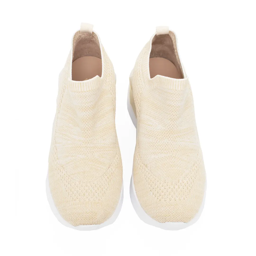 Chic Knit Slip-On Wedge Sneaker